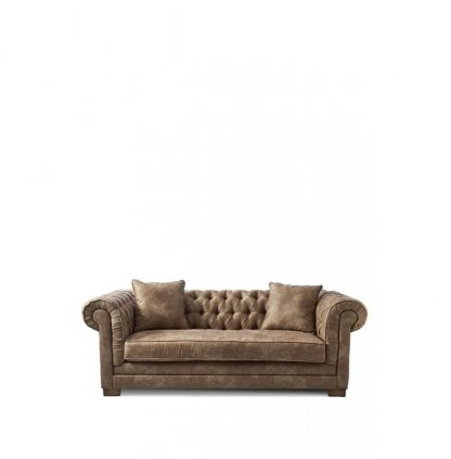 Rivièra Maison: Crescent Avenue Sofa 3 Sitzer, Pellini, Camel – Bild 4