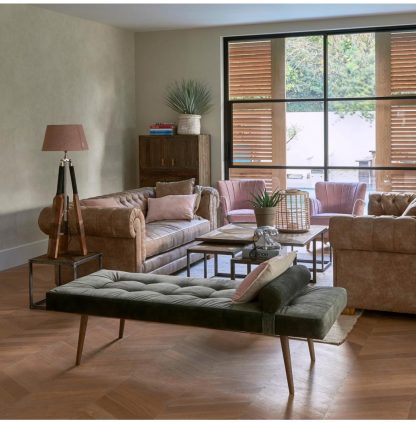 Rivièra Maison: Crescent Avenue Sofa 3 Sitzer, Pellini, Camel – Bild 2