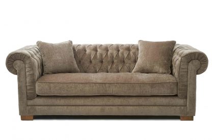 Rivièra Maison: Crescent Avenue Sofa 3 seater, velvet, olive – Bild 2