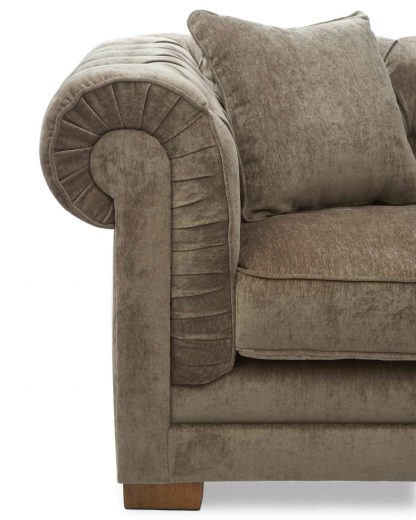 Rivièra Maison: Crescent Avenue Sofa 3 seater, velvet, olive – Bild 4