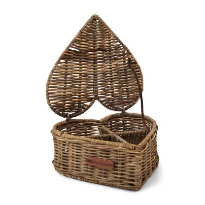 Rivièra Maison: Rustic Rattan Heart Shape Tea Box – Bild 2