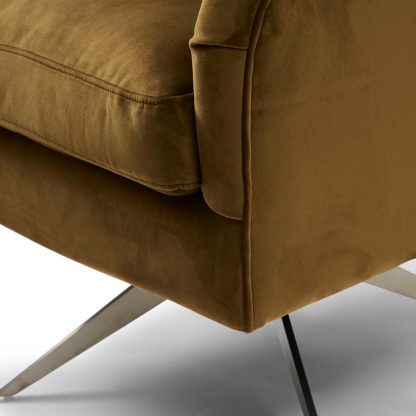 Rivièra Maison: Fawcett Swivel Chair, velvet, windsor green – Bild 5