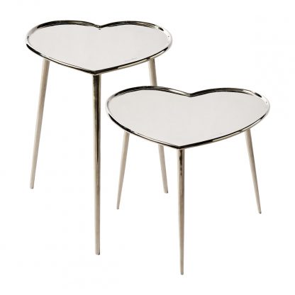 Rivièra Maison: Lovely Heart End Table (2 Tische)
