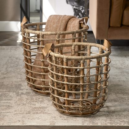 Rivièra Maison: Courageous Chique Basket Natural Set of 2 pieces