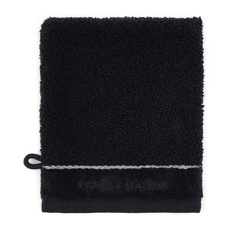 Rivièra Maison: Elegant Washcloth black – Bild 3