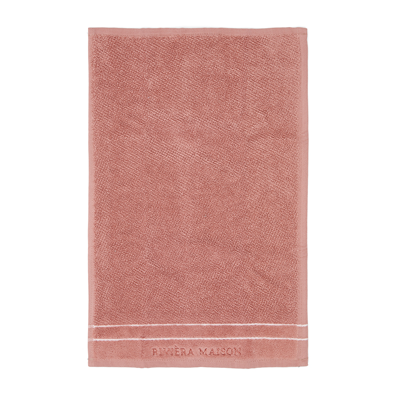 Rivièra Maison: Elegant Guest Towel plum 50x30 – Bild 3