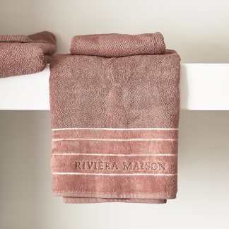Rivièra Maison: Elegant Towel plum 100x50
