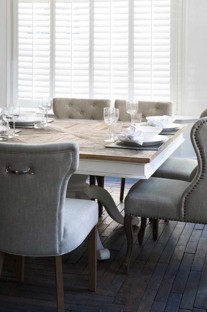 Rivièra Maison: Chateau Belvedère Dining Table, 100x100 cm – Bild 2