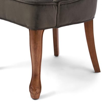 Rivièra Maison: George Dining Chair, velvet, slate grey – Bild 4