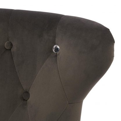 Rivièra Maison: George Dining Chair, velvet, slate grey – Bild 3