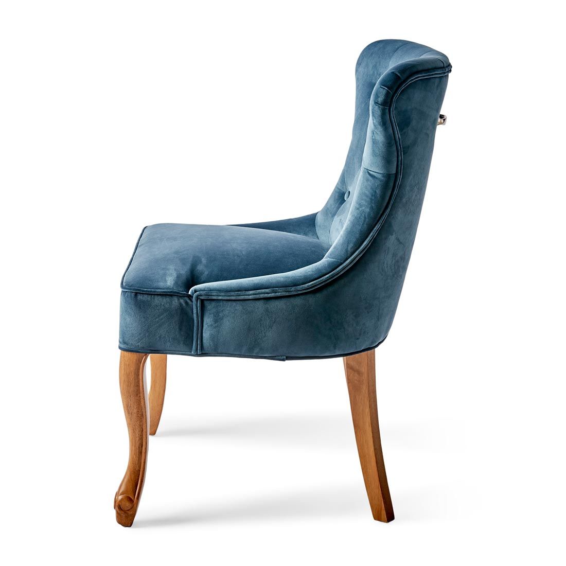 Rivièra Maison: George Dining Chair, velvet, ocean blue – TNHS Webshop