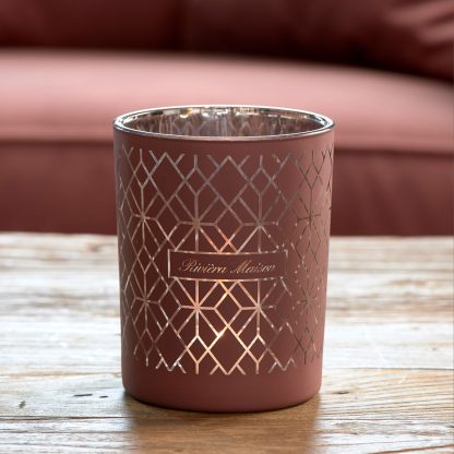 Rivièra Maison: Ballad Mauve Votive dark pink