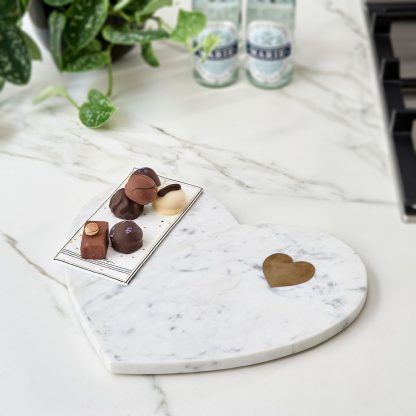 Rivièra Maison: Magic Marble Heart Serving Plate – Bild 4