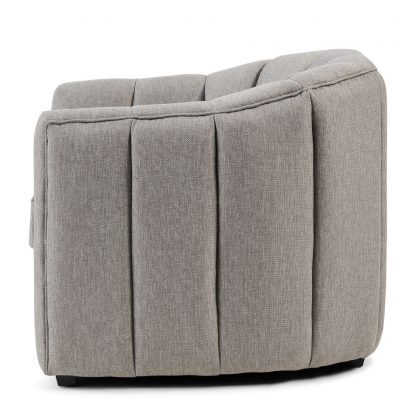 Rivièra Maison: St. Lewis Armchair, mélane weave, fog – Bild 5