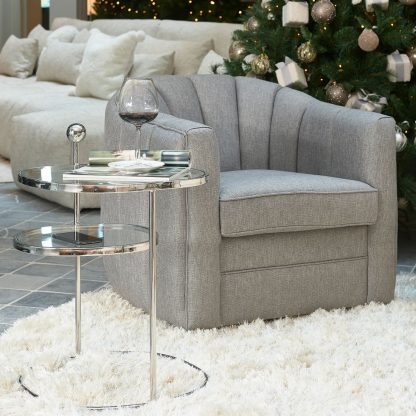 Rivièra Maison: St. Lewis Armchair, mélane weave, fog