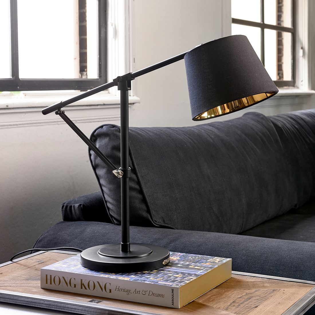 Rivièra Maison: Rockefeller Desk Lamp black – Bild 2