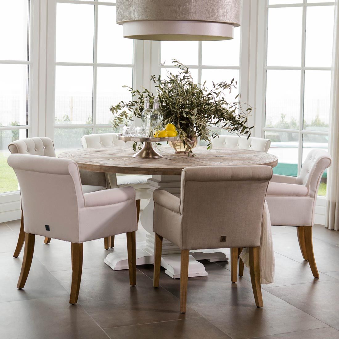 Rivièra Maison: La Scala Dining Armchair, linen, flax – Bild 4