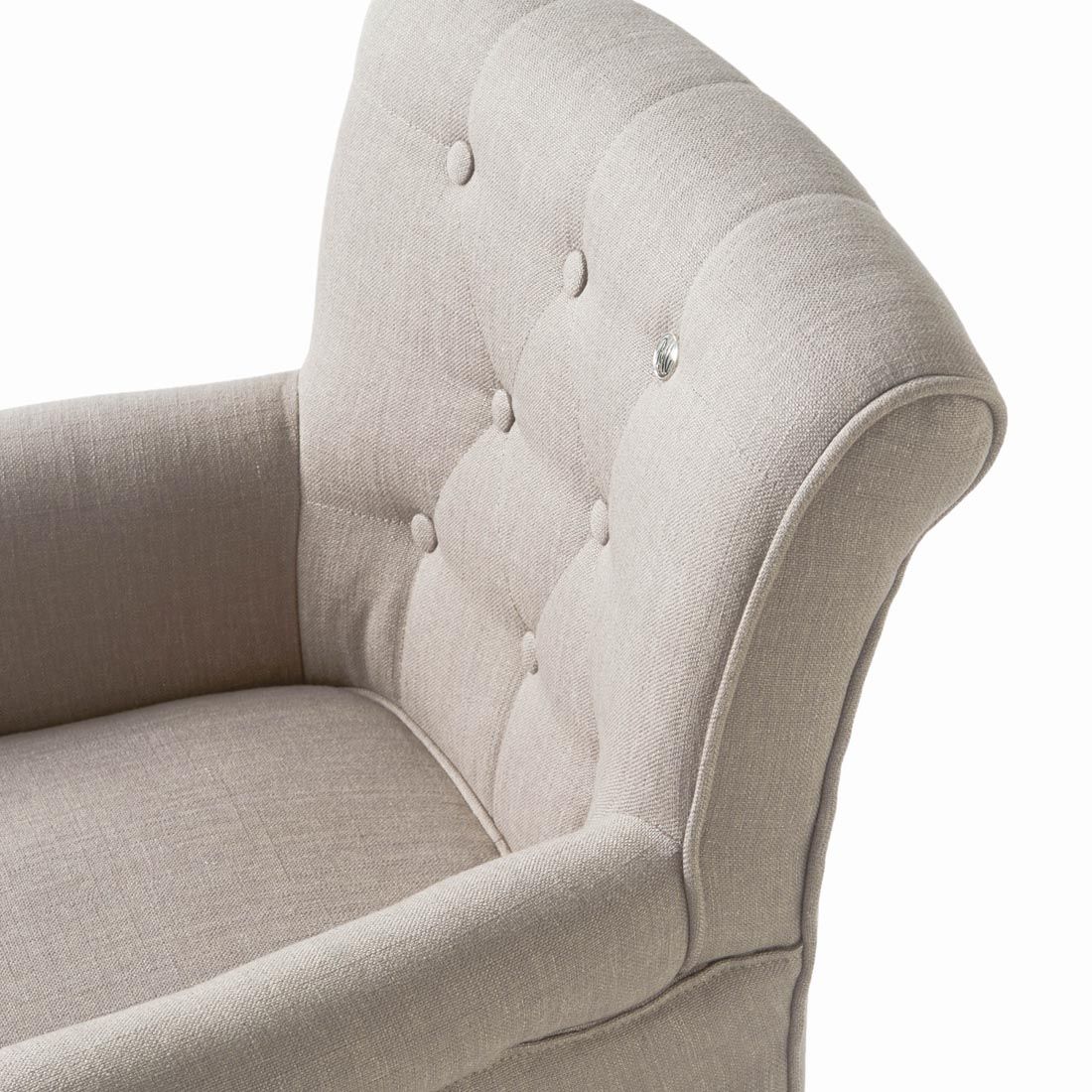 Rivièra Maison: La Scala Dining Armchair, linen, flax – Bild 3