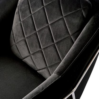 Rivièra Maison: Walker Park Armchair, velvet, black – Bild 5