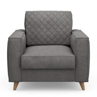 Rivièra Maison: Kendall Armchair, oxford weave, classic charcoal