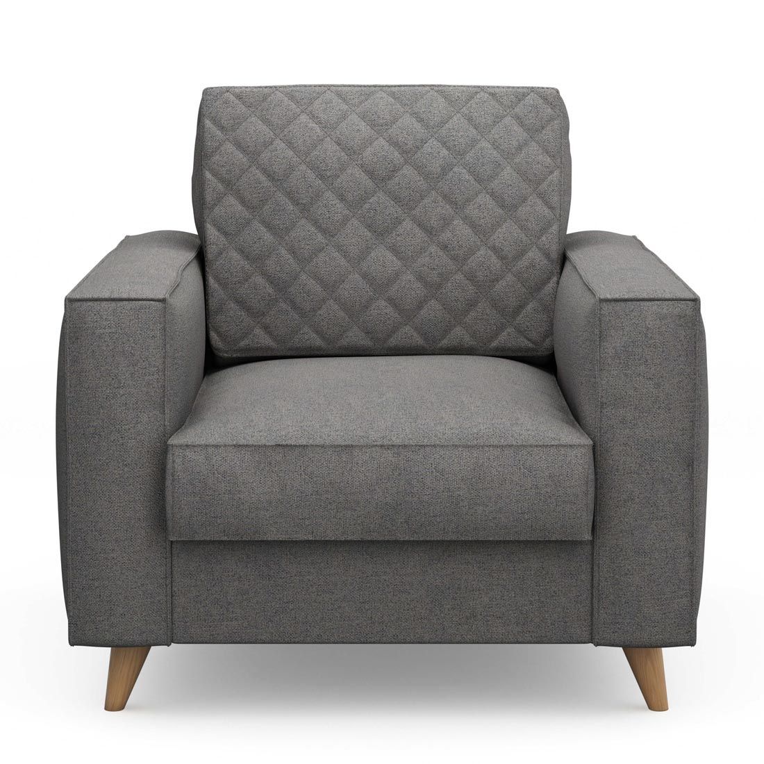 Rivièra Maison: Kendall Armchair, oxford weave, classic charcoal