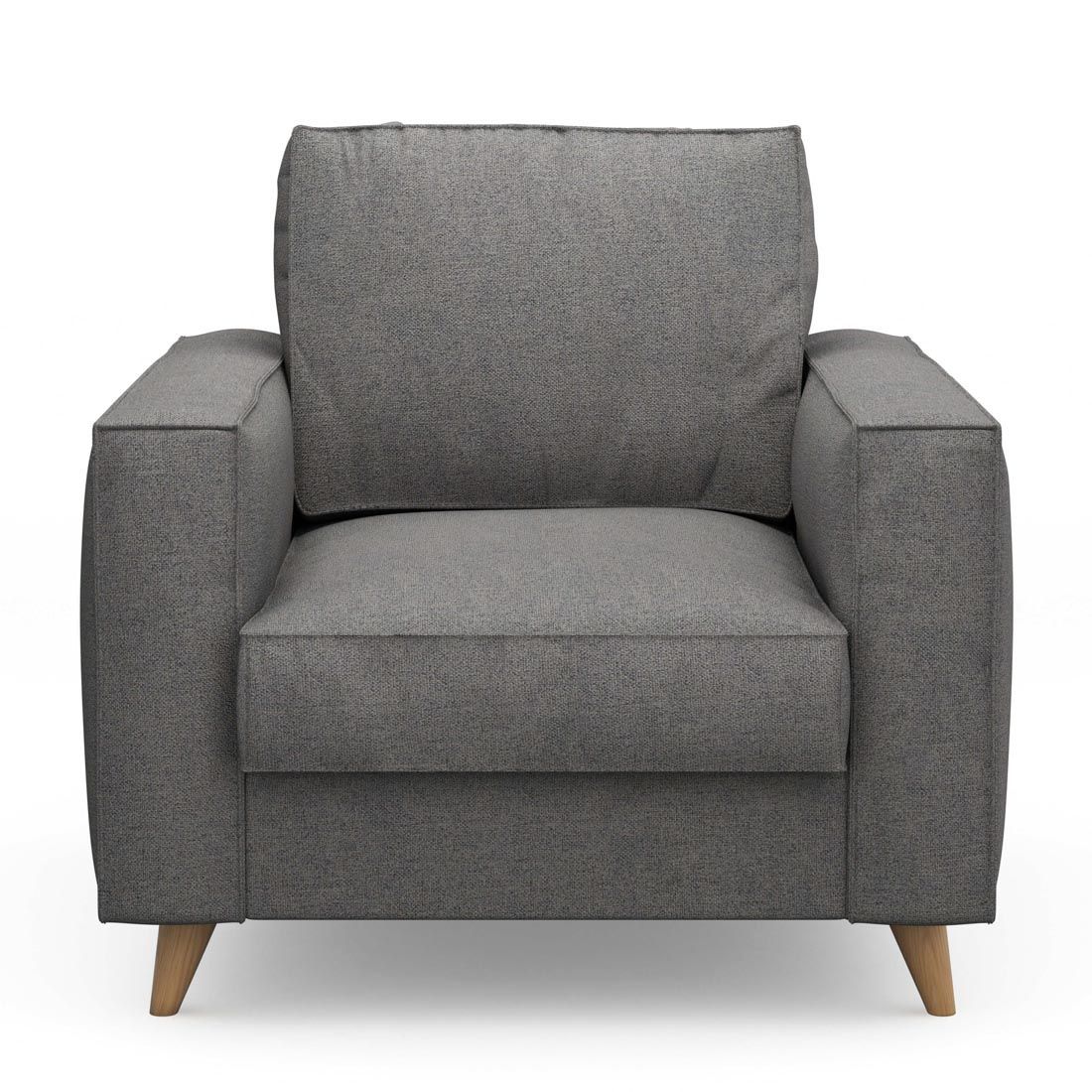 Rivièra Maison: Kendall Armchair, oxford weave, classic charcoal – Bild 4