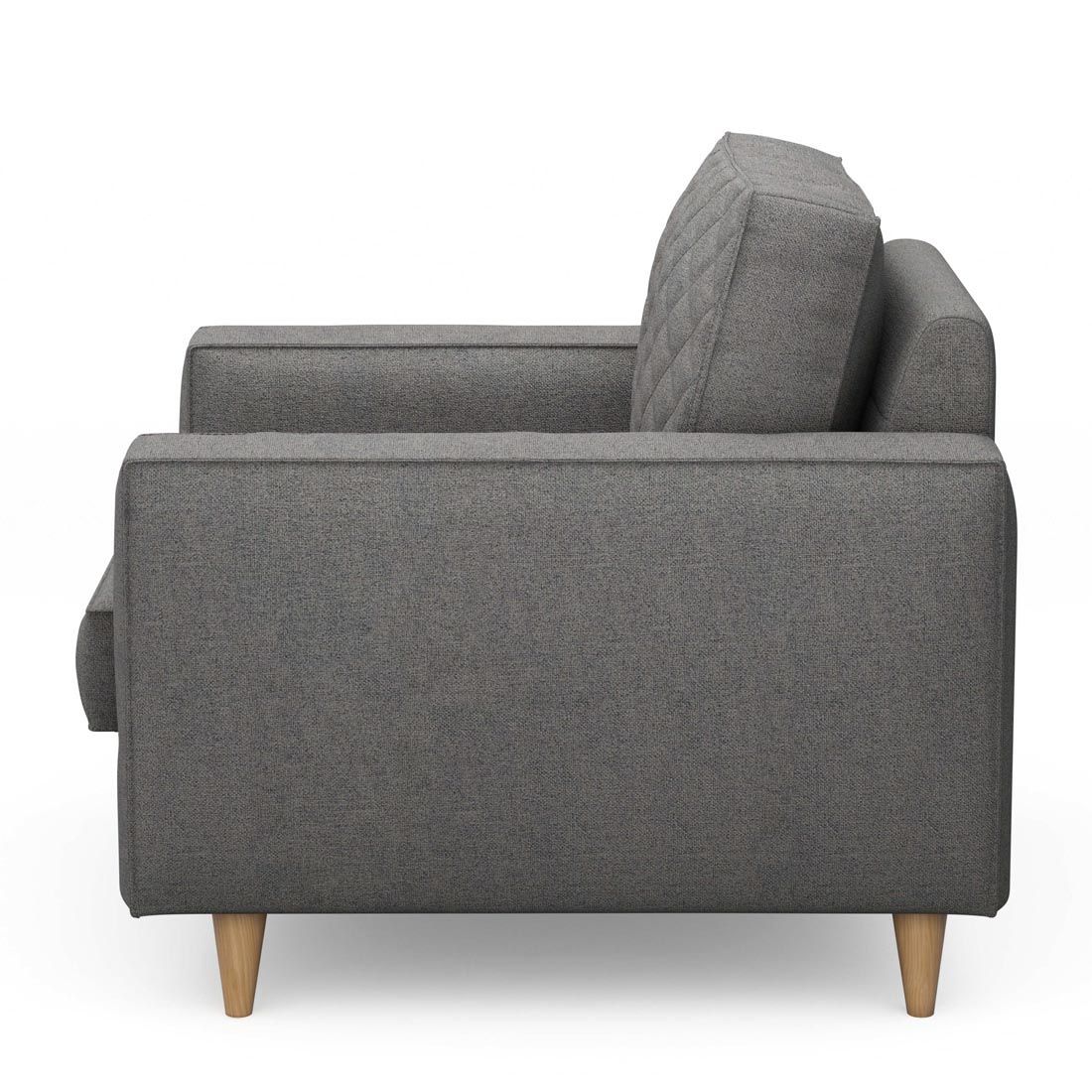 Rivièra Maison: Kendall Armchair, oxford weave, classic charcoal – Bild 5