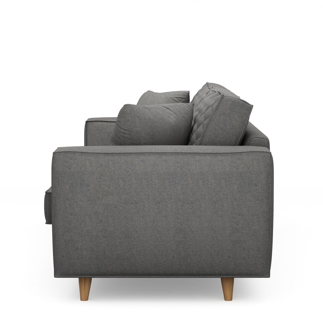 Rivièra Maison: Kendall Sofa 2,5 Seater, oxford weave, classic charcoal – Bild 5