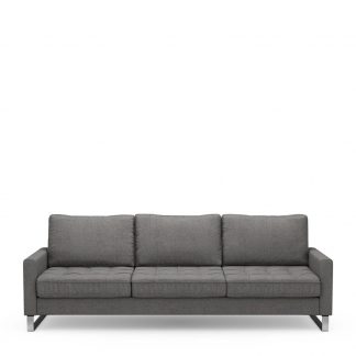 Rivièra Maison: West Houston Sofa 3,5 Seater, oxford weave, classic charcoal
