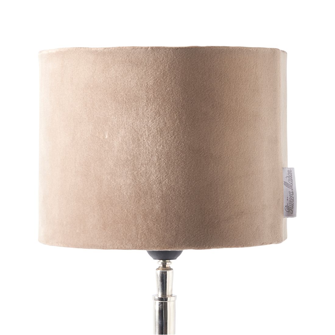 Rivièra Maison: Velvet Cylinder Lampshade sand 15x20