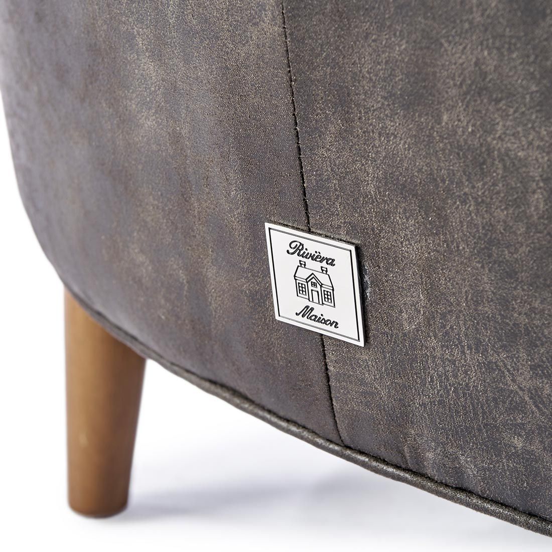 Rivièra Maison: Rue Royale Armchair, pellini, espresso – Bild 4