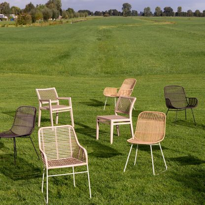 Rivièra Maison: Hartford Outdoor Dining Armchair Natural/Stonewhite – Bild 2
