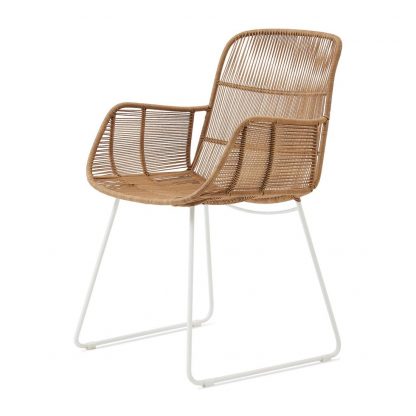 Rivièra Maison: Hartford Outdoor Dining Armchair Natural/Stonewhite – Bild 3