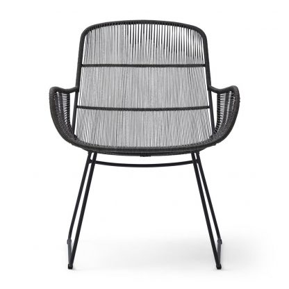 Rivièra Maison: Hartford Outdoor Lounge Chair Espresso/Lava
