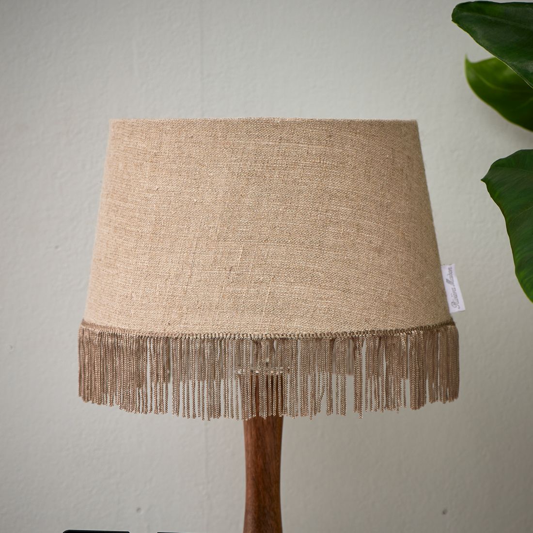 Rivièra Maison: Fringes Linen Lampshade flax 25x30 – Bild 2