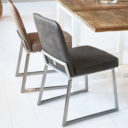 Rivièra Maison: Clubhouse Dining Chair, pellini, coffee – Bild 5