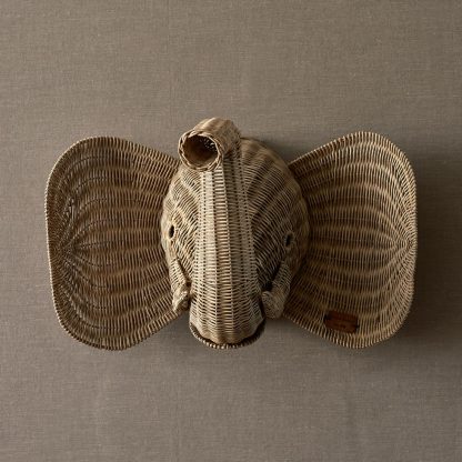 Rivièra Maison: Rustic Rattan Elephant Wall Decoration – Bild 2