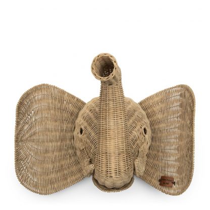Rivièra Maison: Rustic Rattan Elephant Wall Decoration