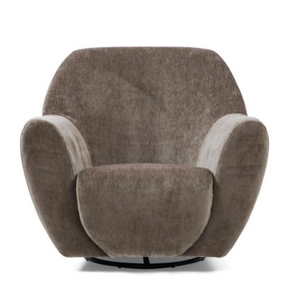 Rivièra Maison: The Jill Swivel Chair, velvet, olive