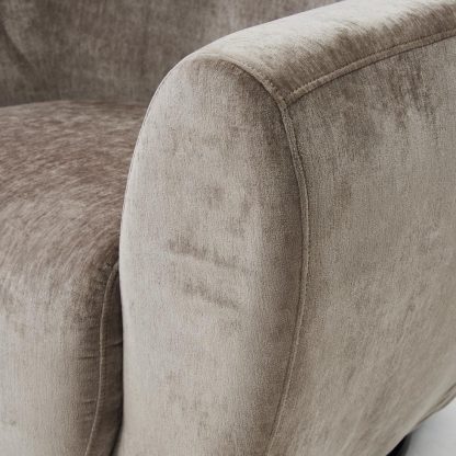 Rivièra Maison: The Jill Swivel Chair, velvet, olive – Bild 4