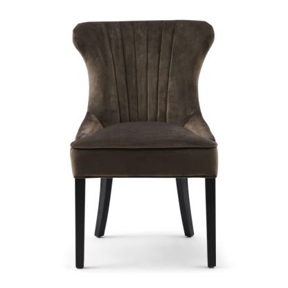 Rivièra Maison: Davis Dining Chair, velvet III, anthracite