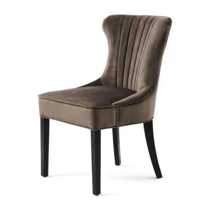 Rivièra Maison: Davis Dining Chair, velvet III, anthracite – Bild 3