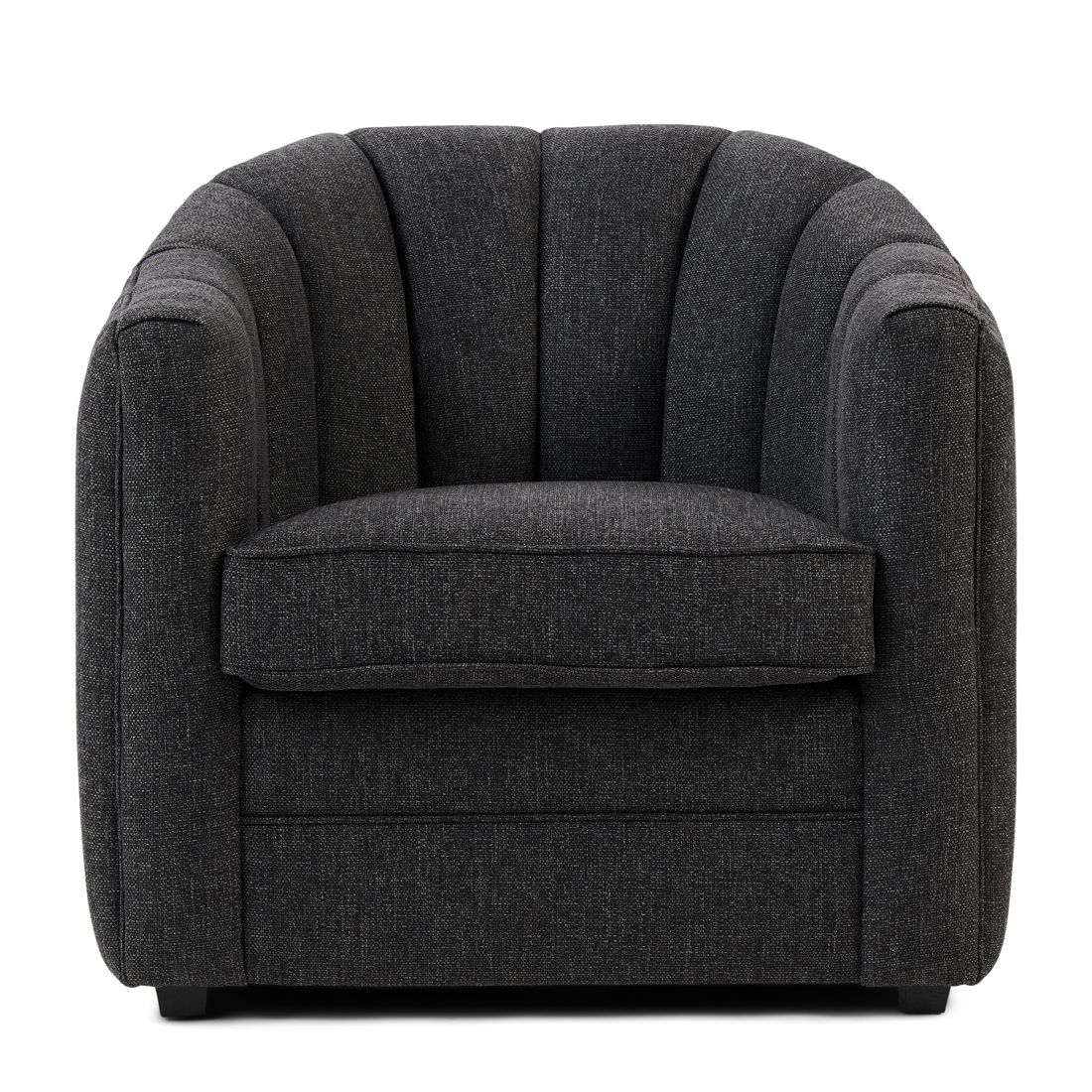 Rivièra Maison: St. Lewis Armchair, mélane weave, carbon