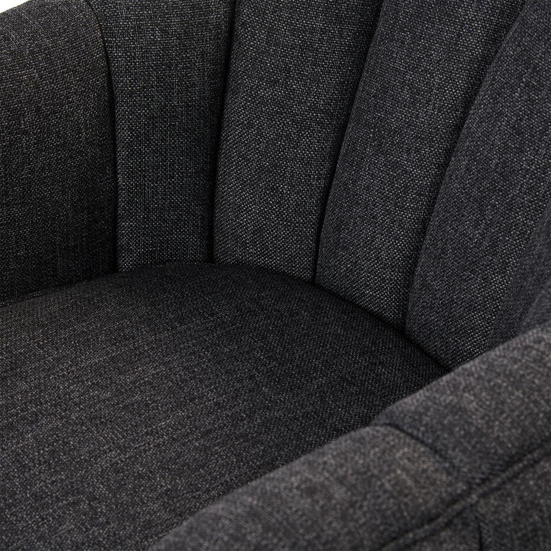 Rivièra Maison: St. Lewis Armchair, mélane weave, carbon – Bild 4