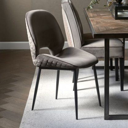 Rivièra Maison: Mr. Beekman Dining Chair, velvet III, anthracite – Bild 4