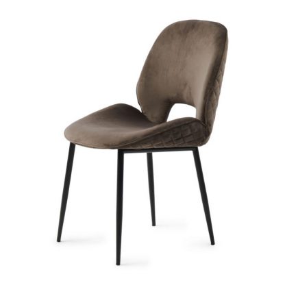 Rivièra Maison: Mr. Beekman Dining Chair, velvet III, anthracite – Bild 2