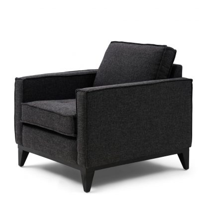 Rivièra Maison: The Jake Armchair, mélane weave, carbon – Bild 3