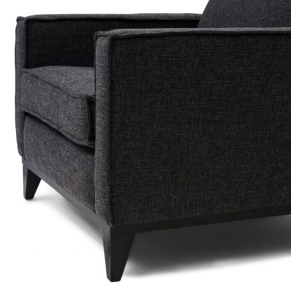 Rivièra Maison: The Jake Armchair, mélane weave, carbon – Bild 4