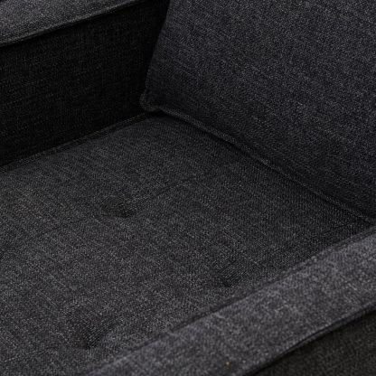 Rivièra Maison: The Jake Armchair, mélane weave, carbon – Bild 5
