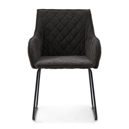 Rivièra Maison: Frisco Drive Dining Armchair, italian rib, mocha